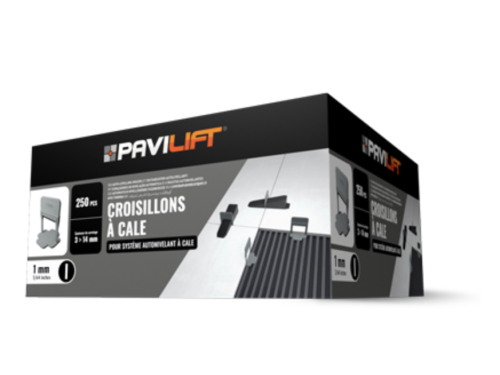 Croisillons à cale  1 mm 250 PCS
