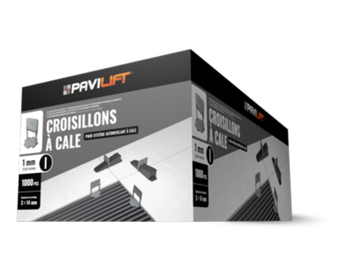 Croisillons à cale  1 mm 1000 PCS