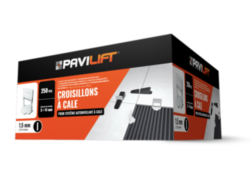 Croisillons à cale  1,5 mm 250 PCS