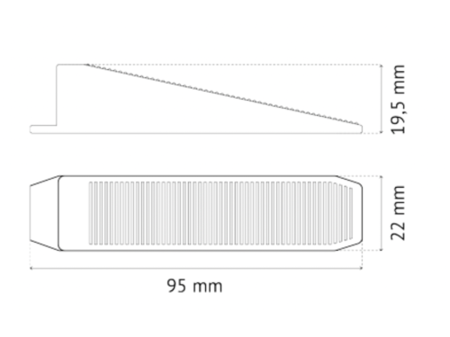 Cales de serrage 1000 PCS